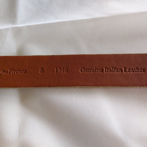 Ana Firenze S 1646 Italian leather & Abalone Belt - Picture 5 of 7